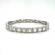 ROUND & ASSCHER DIAMOND BANGLE