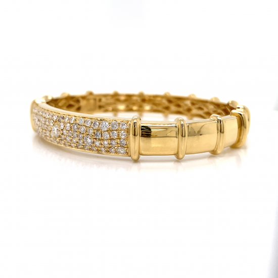 HINGED DIAMOND BANGLE