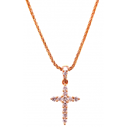 CROSS DIAMOND PENDANT