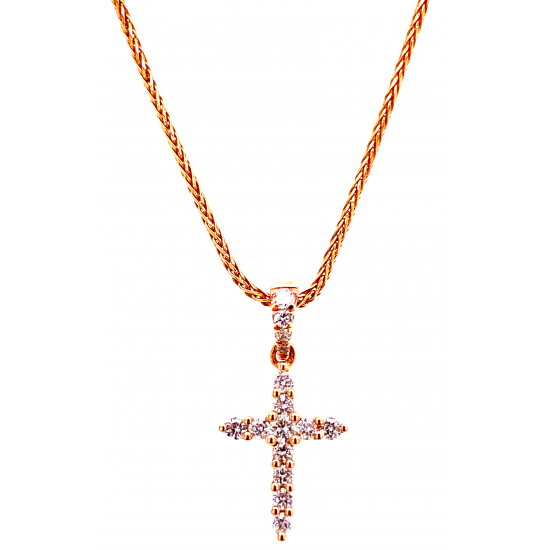 CROSS DIAMOND PENDANT