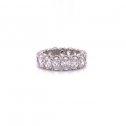 OVAL CUT DIAMOND ETERNITY BAND OVAL CUT DIAMOND ETERNITY BAND
