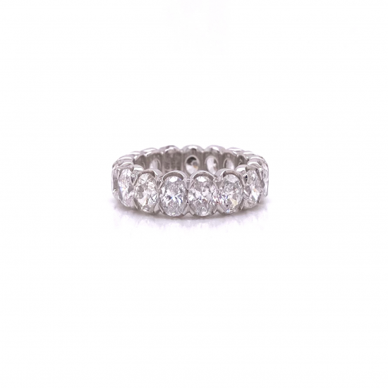 OVAL CUT DIAMOND ETERNITY BAND