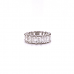 EMERALD CUT DIAMOND ETERNITY BAND EMERALD CUT DIAMOND ETERNITY BAND