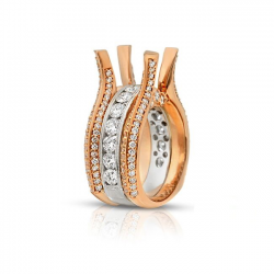 Two Tone Semi-Mount Diamond Ring Two Tone Semi-Mount Diamond Ring