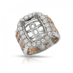 Two Tone Semi-Mount Diamond Ring Two Tone Semi-Mount Diamond Ring