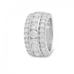 Semi Eternity Diamond Ring Semi Eternity Diamond Ring