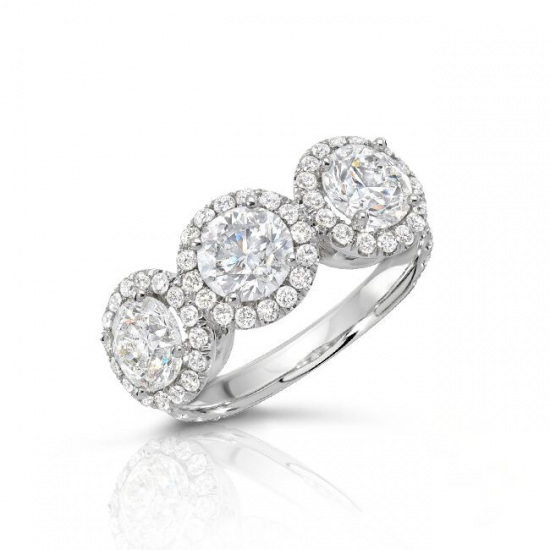 Three Stone Diamond Ring