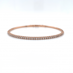 HALF WAY DIAMOND BANGLE
