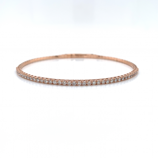 HALF WAY DIAMOND BANGLE