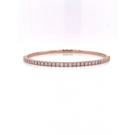 HALF WAY DIAMOND BANGLE