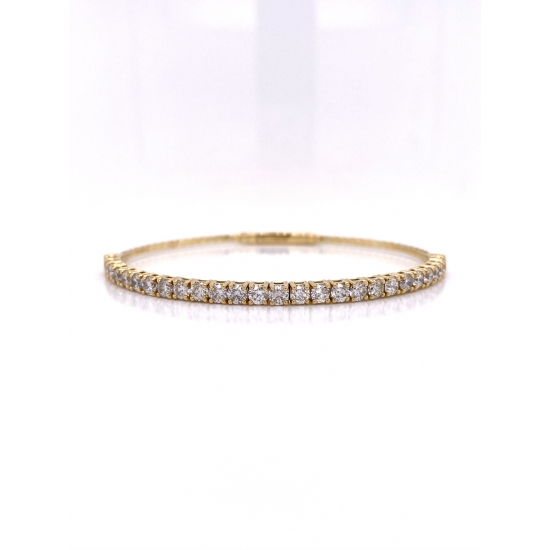 HALF WAY DIAMOND BANGLE