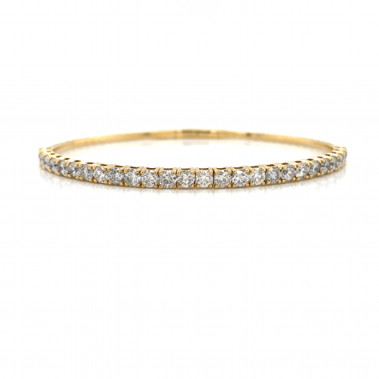 HALF WAY DIAMOND BANGLE