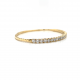 HALF WAY DIAMOND BANGLE