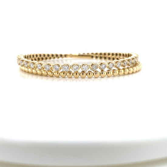 WRAP AROUND FLEX DIAMOND BANGLE