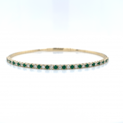 EMERALD DIAMOND BANGLE EMERALD DIAMOND BANGLE