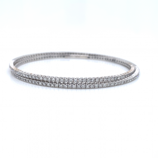 WRAP AROUND DIAMOND BANGLE