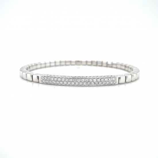 DIAMOND BAR FLEX BANGLE