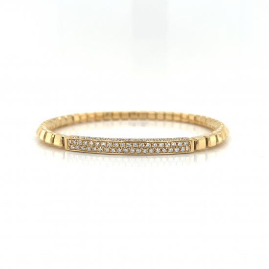 DIAMOND BAR FLEX BANGLE