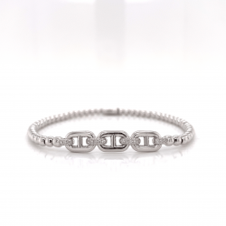 3 LINK FLEX DIAMOND BANGLE
