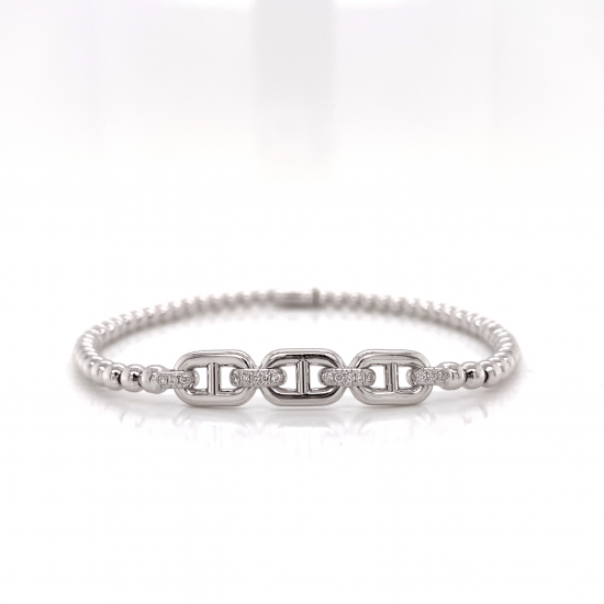 3 LINK FLEX DIAMOND BANGLE