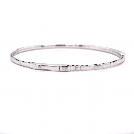 HALF WAY DIAMOND BANGLE