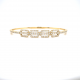 HALF WAY LINK DIAMOND BANGLE