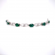 INFINITY LOVE EMERALD DIAMOND BRACELET