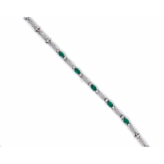 EMERALD DIAMOND BRACELET