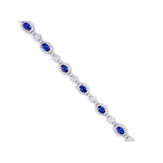 TANZANITE DIAMOND BRACELET