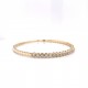 HALF WAY DIAMOND BANGLE