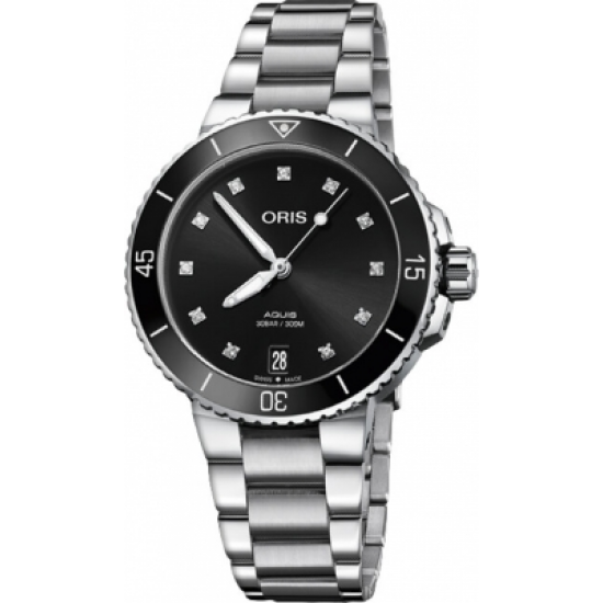 ORIS AQUIS DATE DIAMONDS