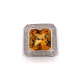 CITRINE & DIAMOND MENS RING