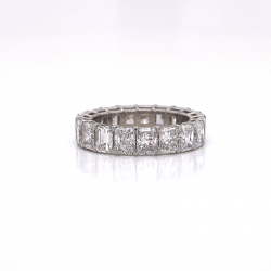 RADIANT CUT DIAMOND ETERNITY BAND RADIANT CUT DIAMOND ETERNITY BAND