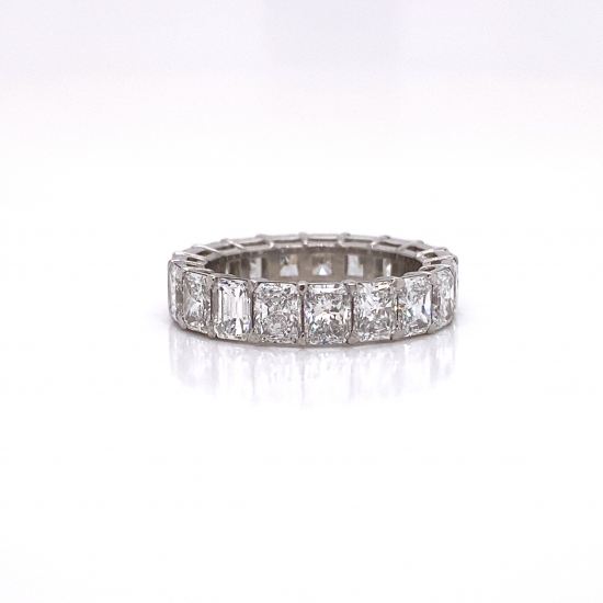 RADIANT CUT DIAMOND ETERNITY BAND