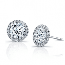 HALO DIAMOND STUDS HALO DIAMOND STUDS