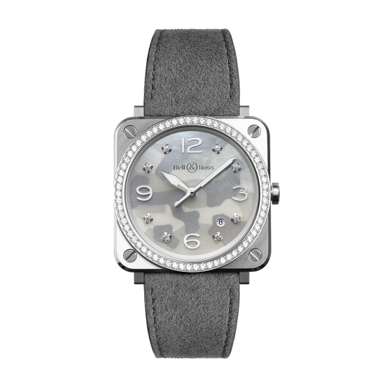 Bell and Ross BR S Grey Camouflage Diamonds