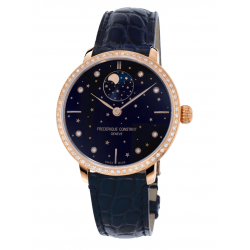 Frederique Constant Slimline Moonphase Stars Automatic Diamond Watch Frederique Constant Slimline Moonphase Stars Automatic Diamond Watch
