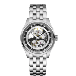 Hamilton Jazzmaster Viewmatic Grey Skeleton Watch
