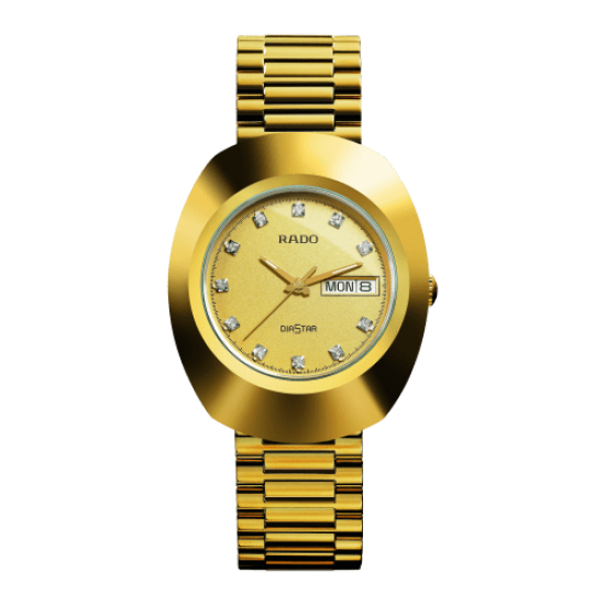 Rado Diastar All Gold Tone Stainless Steel Watch