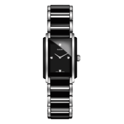 Rado Integral Quartz Black Dial Black Ceramic and Stainless Steel Watch Rado Integral Quartz Black Dial Black Ceramic and Stainless Steel Watch