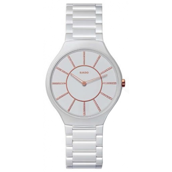 Rado Thinline Jubile White Ceramic Watch