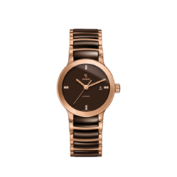 Rado Centrix S Automatic Brown Diamond Dial Watch Rado Centrix S Automatic Brown Diamond Dial Watch