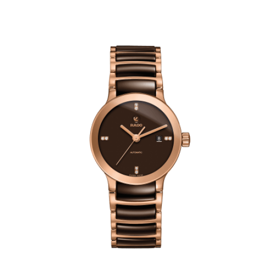 Rado Centrix S Automatic Brown Diamond Dial Watch