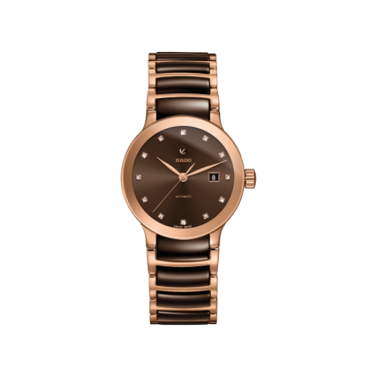 Rado Centrix Automatic Diamond Brown Dial Watch