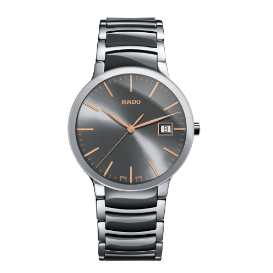 Rado Centrix Grey Dial Stainless Steel Watch