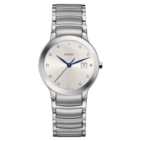 Rado Centrix Silver Diamond Dial Watch