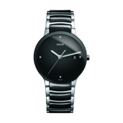 Rado Centrix Quartz Black Dial Black Ceramic Watch Rado Centrix Quartz Black Dial Black Ceramic Watch