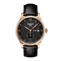 Tissot T Classic Le Locle Automatic Black Dial Black Leather Watch