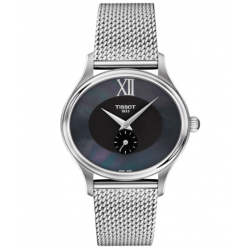 Tissot Bella Ora Black Mother of Pearl Dial Watch